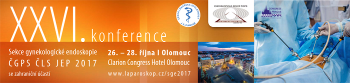 XXVI. konference  Sekce gynekologické endoskopie  ČGPS ČLS JEP 2017