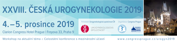 Celostátní konference s mezinárodní účastí XXVIII.  česká urogynekologie 2019